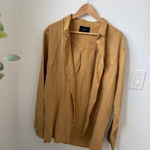 Rollas Brown Button-Down Shirt – Men’s Large